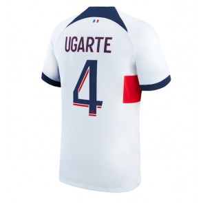 Paris Saint-Germain Manuel Ugarte #4 Koszulka Wyjazdowych 2023-24 Krótki Rękaw